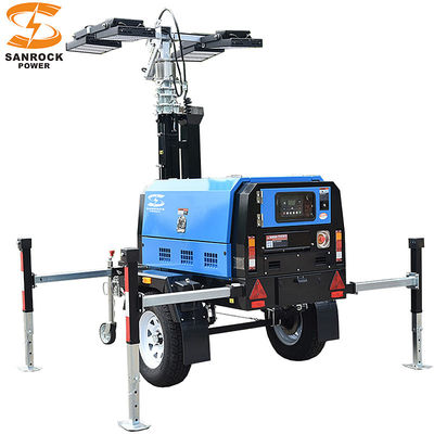 comprare Torre di luci di emergenza all'aperto Generatore diesel Altezza 7,5 m 9 m Resistenza al vento online manufacture