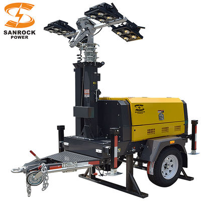 comprare Miniera Lifting idraulico Diesel Light Tower Portable Led Light Towers 7.5m altezza online manufacture