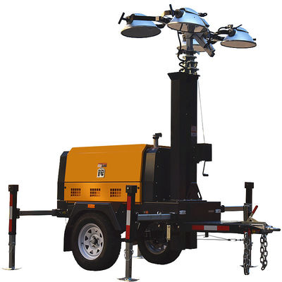 comprare Torri di luce portatili a LED Motore diesel Costruzione Torri di luce di emergenza 8-12 ore di funzionamento Torri di luce diesel online manufacture