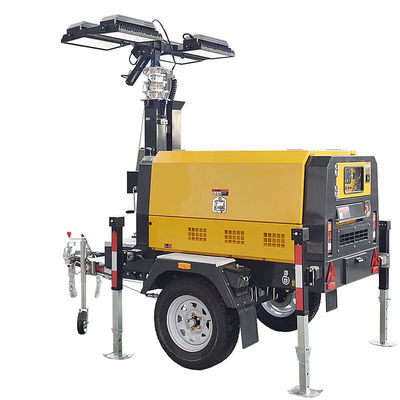 comprare Illuminazione esterna a 360 gradi Torre luminosa mobile telescopica Migliora la sicurezza e l'efficienza dei cantieri online manufacture