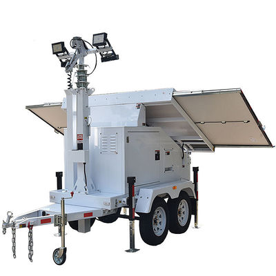 comprare Torre Faro Industriale 96000Lms LED Mobile per Eventi Torre Faro Solare online manufacture