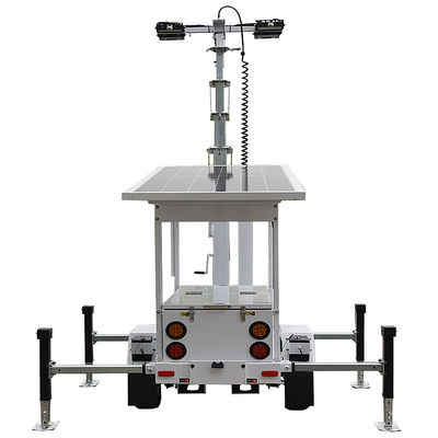 comprare Torre Faro Solare Mobile ad Energia Rinnovabile con Argano Manuale per Sollevamento Palo e Generatore online manufacture