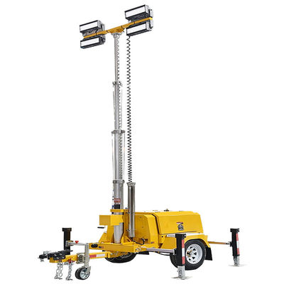 comprare Mobile Light Tower 4m 6.5m 9m Height Telescopic Light Towers LED Diesel Light Tower Manufacturers online manufacture