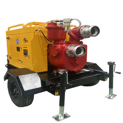 comprare Diesel Engine Water Pump Trailer Emergency Pump Speed 1500rpm Agricultural Irrigation Water Pump online manufacture