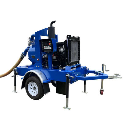 comprare Two-Wheel Self Priming Dewatering Pump Max Head 43m Agricultural Diesel Water Pumps for Irrigation online manufacture