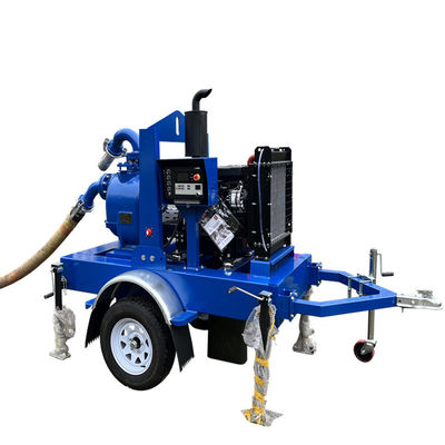 comprare Manufacturer Trailer Mounted Water Pump Open Rack Self Priming Pump Trash Water Pump Set online manufacture