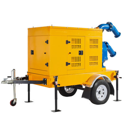 comprare Two-Wheels Water Pump High Head 15-20m Self Priming Vortex Pump Diesel Engine Pump Set online manufacture