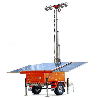 comprare Solar Lighting Towers Beam Angle 350° High Output Solar Lights Construction Sites Portable Solar Light Tower online manufacture
