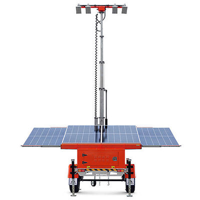comprare Integrated Solar Light Tower Working Time 36 Hours Powerful Solar Lights Outdoor Events Trailer Light Tower online manufacture