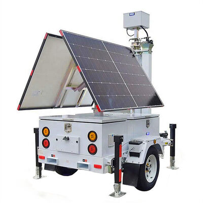 comprare Multifunction Solar Light Tower CCTV Camera Tower Surveillance Live Footage Mobile Solar Light Tower online manufacture