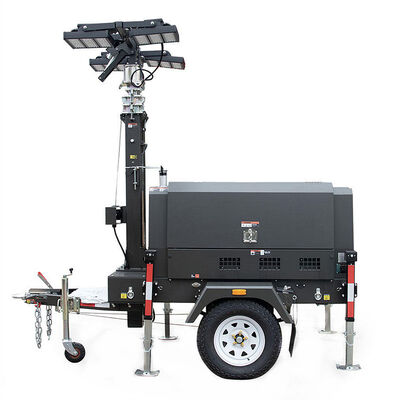 comprare Diesel Light Tower Luminous Flux 210000LM Outdoor Light Tower LED Mobile Light Tower online manufacture