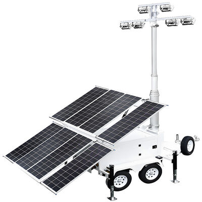 comprare Torre di luce solare a mastello di sollevamento automatico resistente con generatore portatile online manufacture