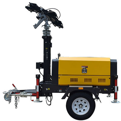 Generatore diesel Portabile LED Torre di Luce Metodo di aspirazione dell'aria 1300kg Peso lordo