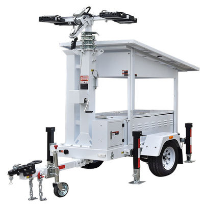 Torre Faro Mobile LED, Torri Faro Industriali, Palo 7m, Torre Faro Solare Economica