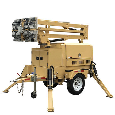 Torri faro carrellate Frequenza 50/60HZ Torre faro portatile per edilizia