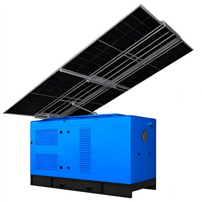 Generatore diesel ibrido diesel solare del gruppo elettrogeno con frequenza 50Hz Generatore diesel ecologico a pannello solare
