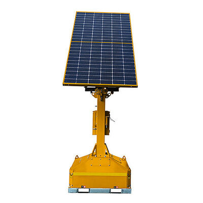 Torre luminosa solare mobile resistente alla corrosione 90° sollevamento manuale installazione flessibile Torre luminosa esterna
