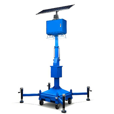 Generatore di pannelli solari Torre di luce Utilizzo di energia rinnovabile Illuminazione automatica Torre di luce solare mobile