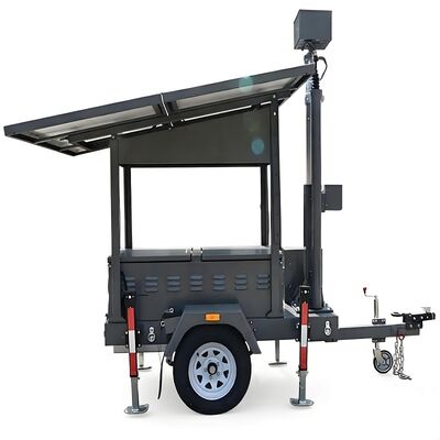 Torre di illuminazione solare mobile eco-compatibile Salvezza d'emergenza Zero rumore Torre di illuminazione solare