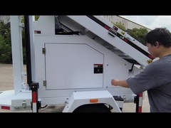 Mobile Solar Light Tower Mast Height6.5/7.5/9M Available Trailer Mounted Lighting Tower  